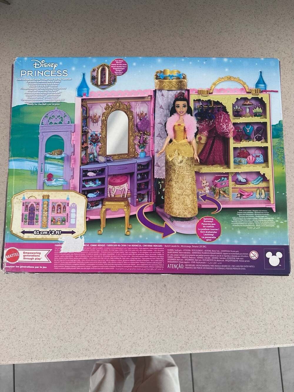 Disney Princess Ready for the Ball Closet Playset Mattel HXC20